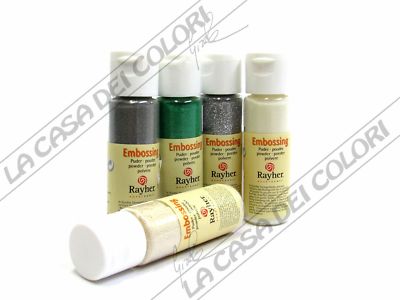 RAYHER - EMBOSSING POWDER - VARIOUS OPAQUE COLORS - 20 ml - EMBOSSING POWDER