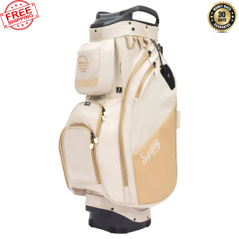 Sunday Golf Pacific 14-Way Cart Bag Silencer Top Magnetic Pocket 7