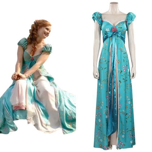 Womens Enchanted 2 Giselle Cosplay Costume Dress Outfits Halloween Carnival Suit - Picture 6 of 12