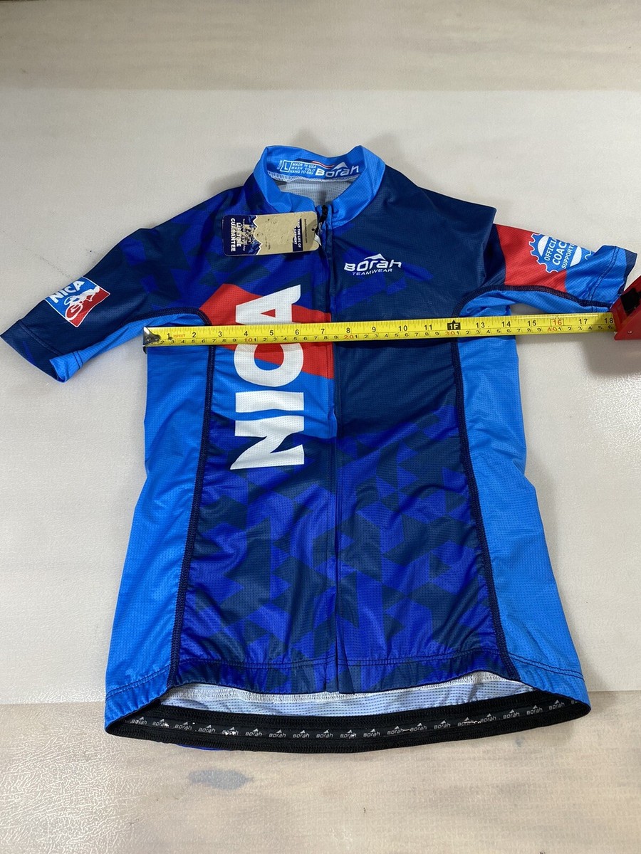 Borah teamwear womens OTW cycling jersey Large L (7754-54