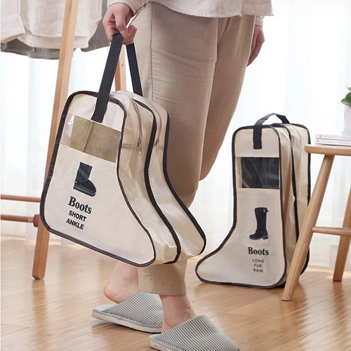 Non-Woven Shoe Storage Bag Outdoor Travel Waterproof Shoe Bag Household Boot - Bild 16 von 28