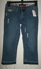 DOLLHOUSE JUNIORS SZ 1/2 DENIM CAPRIS JEANS  NWT — photo 1