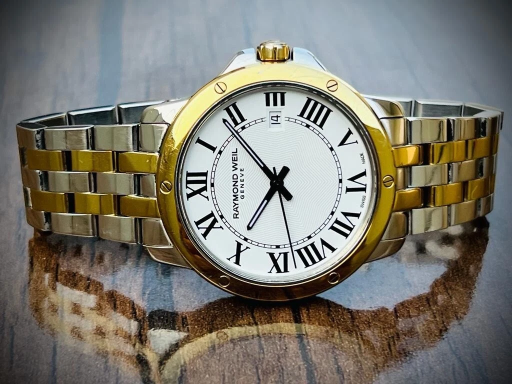 Raymond Weil Geneve 2 Tone Quartz 40mm Gents Watch 5591 Swiss Made