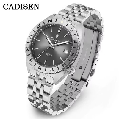 NEU 2025 CADISEN Uhr Man Diver Automatik Mechanische Armbanduhren NH35 Luminous