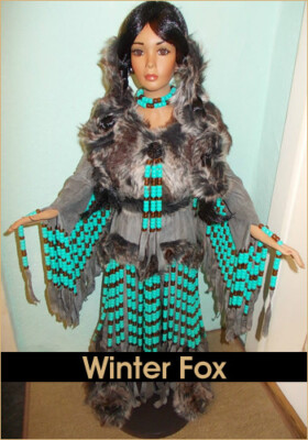 Rustie Doll Exclusive Winter Fox Winterfox  85cm Porzellan  lim.  57 / 100   F30