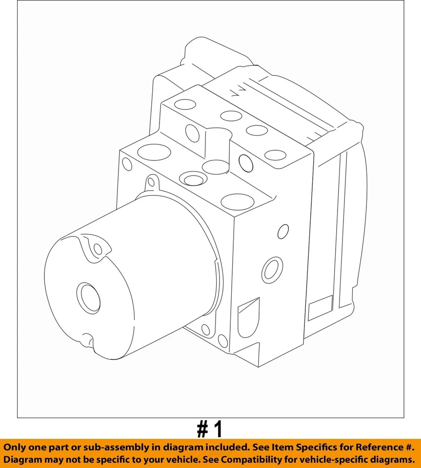 Anti Lock Brake Pump ABS Automatic RWD PN: 0265250507 OEM 2011 BMW 550I - Image 4 of 4