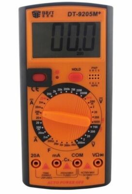 New BEST DT9205M+ Handheld 3 1/2 Digital Multimeter Electrical Meter