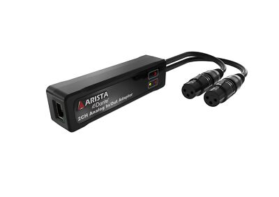 Arista E-Vocal DUO ARS-0200-A00 2-Channel Input Dante Converter, Analogue Inp...
