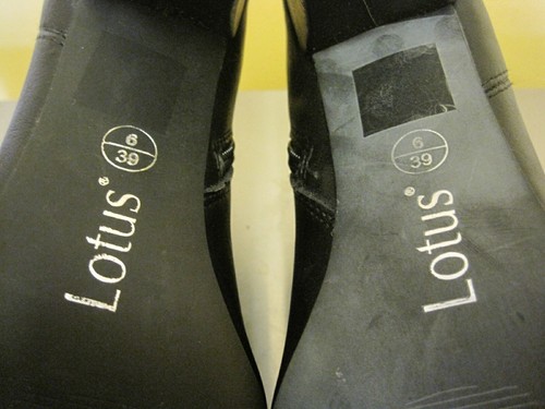 Botines Lotus de cuero negro. Talla UK6 EUR 39. - Imagen 9 de 10