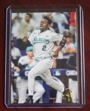 True Photo SSP 🚨 2024 Topps Series 1 #223 Jazz Chisholm Jr No Border (NA)