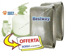 Bestway SABBIA AL QUARZO FILTRANTE → 25 kg - Per POMPE FILTRO Piscina 0,5/0,8 mm