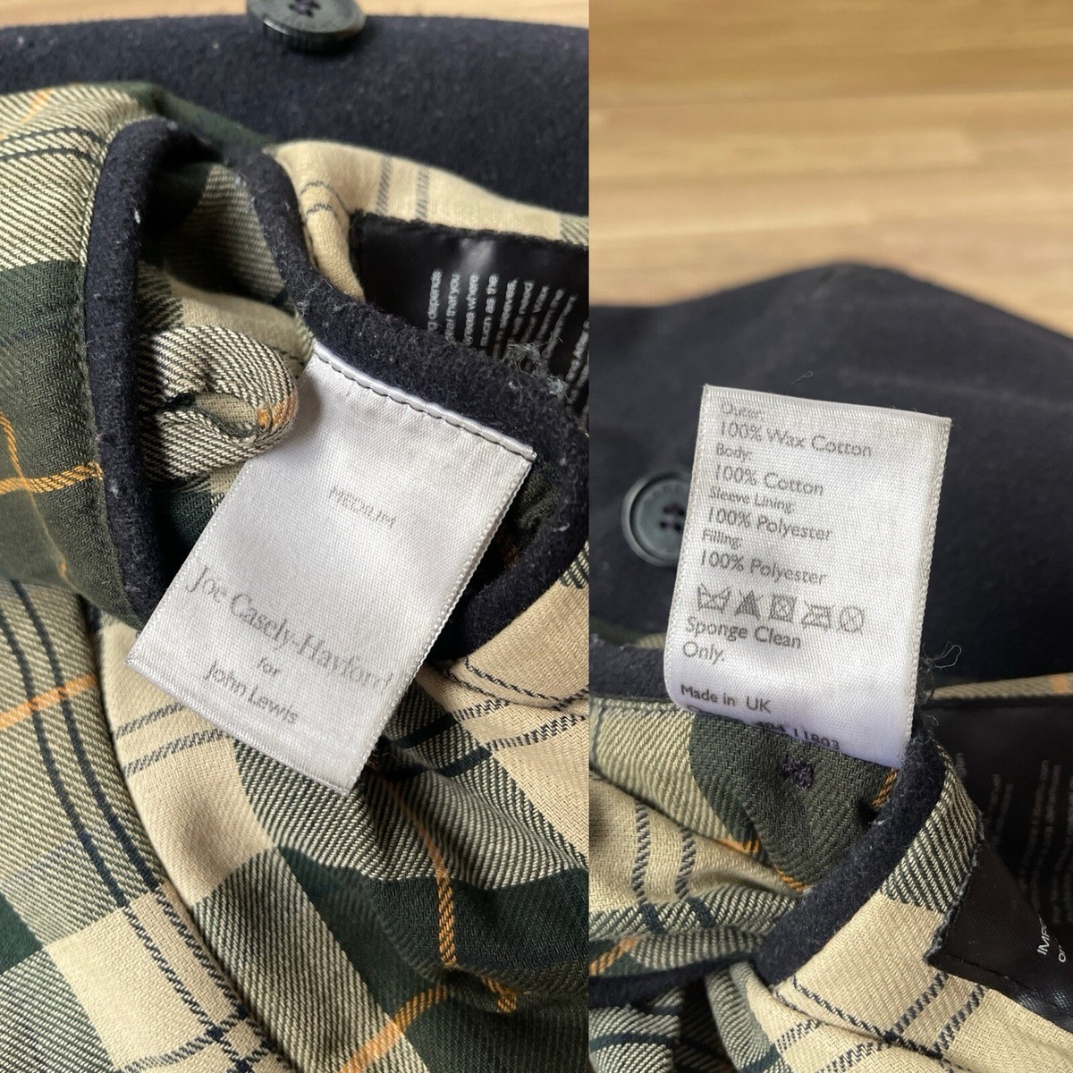 Barbour × Joe Casely-Hayford ジャケット バブアー BARBOUR x Joe Casely Hayford for John Lewis Tartan Lined