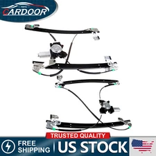 For 2004-2007 Dodge Grand Caravan Pair Power Window Regulator Front With Motor