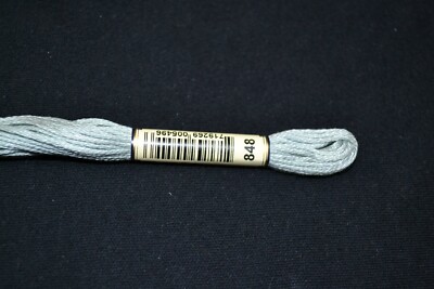 Anchor Cotton Threads for Embroidery Shade 848 Blue Mist