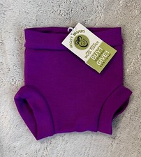 Nicki  s Diapers Wool Diaper Cover - Mulberry, Size S 9-18 Lb 