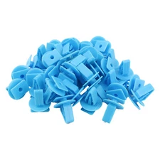 40X Car Blue Windscreen Cowl Top Fastener Clips Retainer Rivet 90602-TA0-003