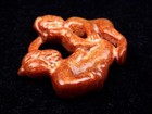 Old Nephrite Jade Stone Carved Sculpture Exotic Ancient Couple #12142301 — photo 5