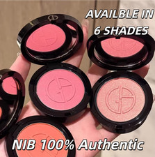 100 Authentic Armani Luminous Silk Blurring Glow Powder Blush,6 SHADES,0.12oz