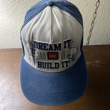 LEGO Dream It Build It Youth Snapback Hat Navy Blue Gray