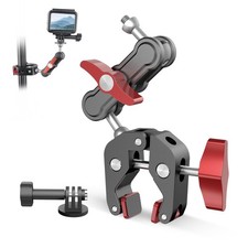 Camera Clamp Mount  360 Ball Head Magic Arm with Adapter for Go pro Aluminum...