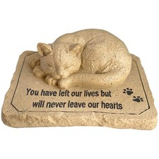 Lily'S Home Lilys Home Pet Memorial Stone - Cat Or Dog Grave Marker - Durable