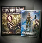 Night Force Jungle Ops Cover Girl Classified GI Joe Custom W/Case & Mini Poster