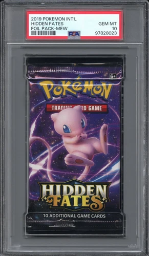 PSA 10 2019 POKEMON HIDDEN FATES Booster Pack MEW