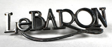 Chrysler Lebaron Oem Emblem 4175478 Chrome Script Trunk Fender Vintage Mopar Chrysler Lebaron Oem Emblem 4175478 Chrome Script Trunk Fender Vintage Mopar