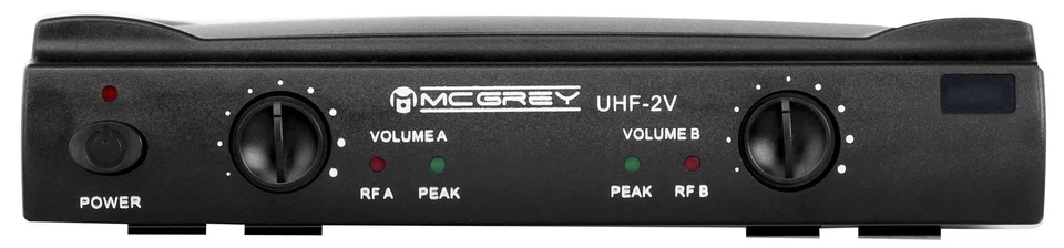 DJ PA Doppel UHF Funk Mikrofon Set Wireless Microphone Kabellos Microfon Mic - Bild 3 von 4