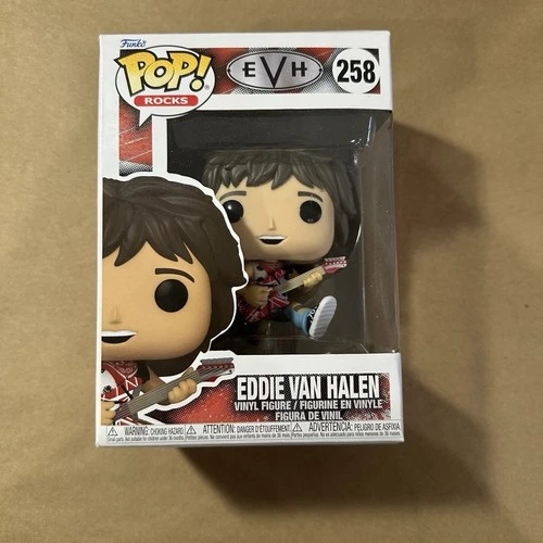 Funko POP! Rocks Eddie Van Halen Figure #258 See Pics