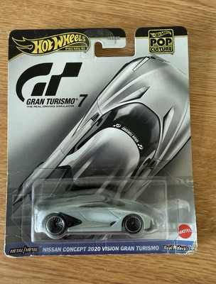 Hot Wheels Pop Culture Gran Turismo 7 Nissan Concept 2020 Vision GT 1:64 Silver