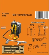 SPHP35011P 1:35 Special Hobby M2 Flamethrower