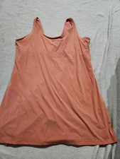 NEW Nike Bliss Luxe Training Dress WOMEN LARGE Coral Pickleball Tennis 2022