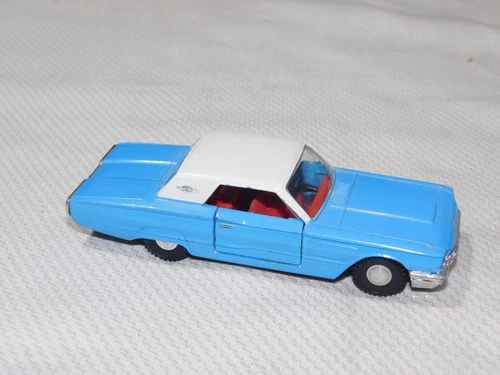 VTG- Dinky Toys BLUE FORD THUNDERBIRD DIECAST CAR 57/005 Meccano HONG KONG
