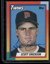 1990 Topps Traded - Scott Erickson #29T (RC) Signed Autographed Card