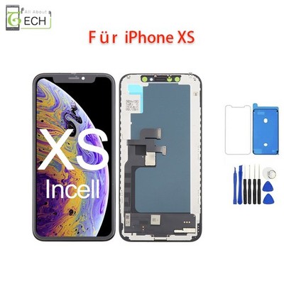 iPhone XS LCD Display Einheit schwarz Retina Touchscreen Bildschirm Incell