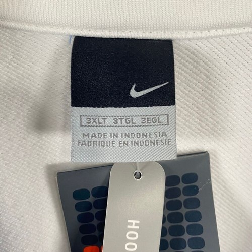 Maglione vintage uomo Nike Hooptech Y2K Dri-Fit manica corta mezza zip 3XLT nuovo con etichette - Foto 5 di 17