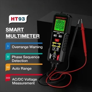 HABOTEST HT93 TRMS Multimètre numérique 2000 Nombres NCV Testeur de phase sans contact