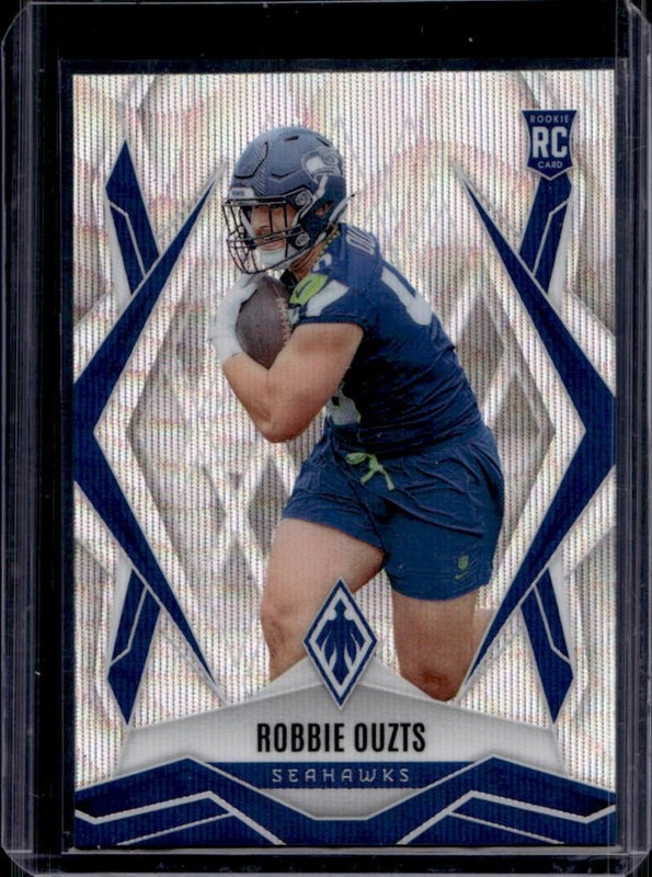 2025 Panini Phoenix Robbie Ouzts RC Wave Prizm Rookie #/199 Seahawks