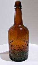 Middletown Healing Springs, Grays & Clark, Middletown, VT Brown Antique Bottle