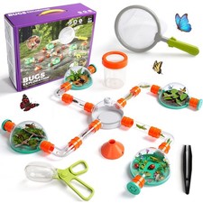Bug Catcher for Kids, Bug Catcher Kit for Kids with Insect Net and Tweezers, ...