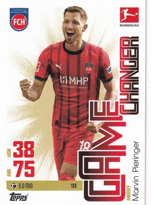 MARVIN PIERINGER   TOPPS MATCH ATTAK  BUNDESLIGA   GAME CHANGER # 188