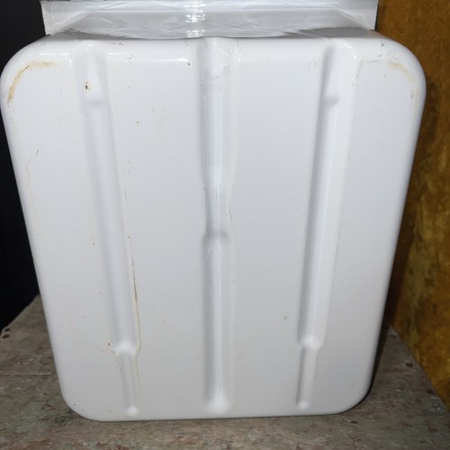 Vintage MCM White Enameled Aluminium Chrome Refrigerator Drawer - Vegetable - Picture 11 of 15