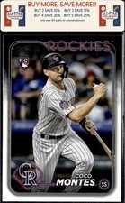 2024 Topps #92 Coco Montes Rookie Colorado Rockies