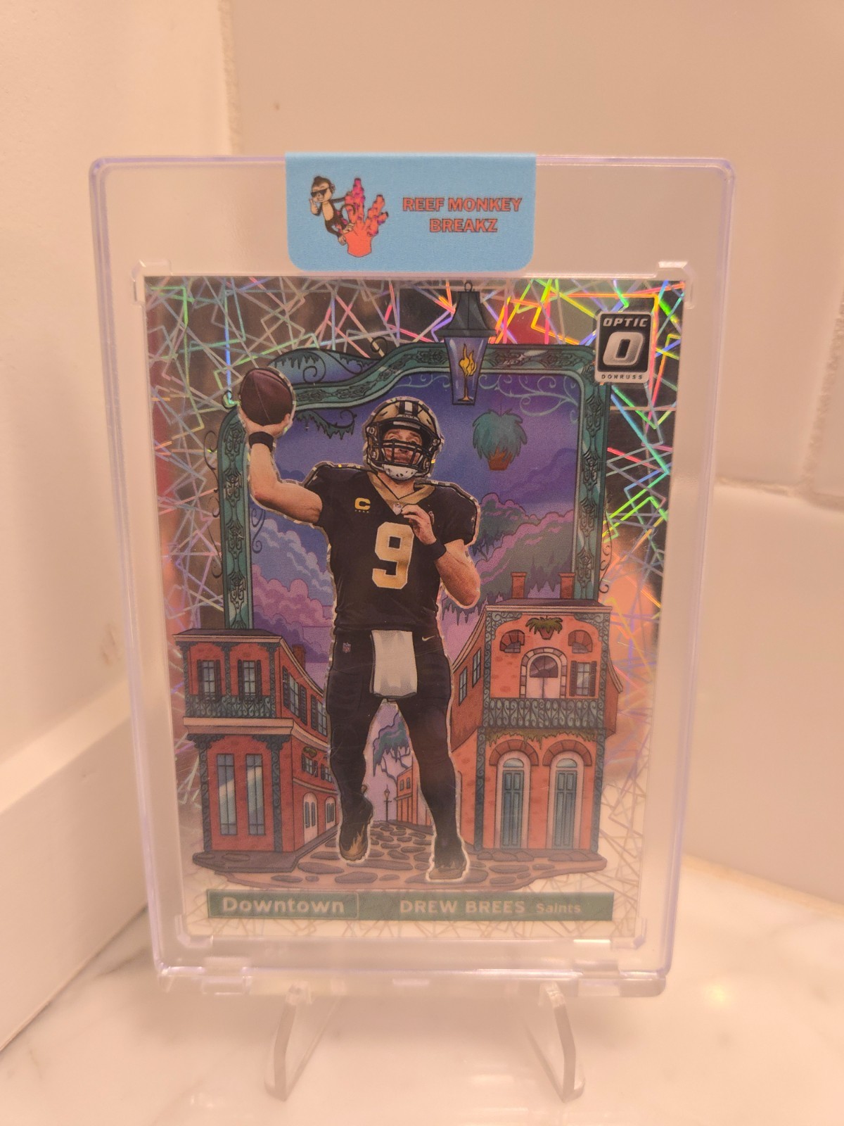 2021 Donruss Optic Drew Brees Downtown