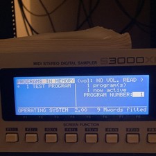 Akai S3000XL Digital Sampler, LED Display, Br...