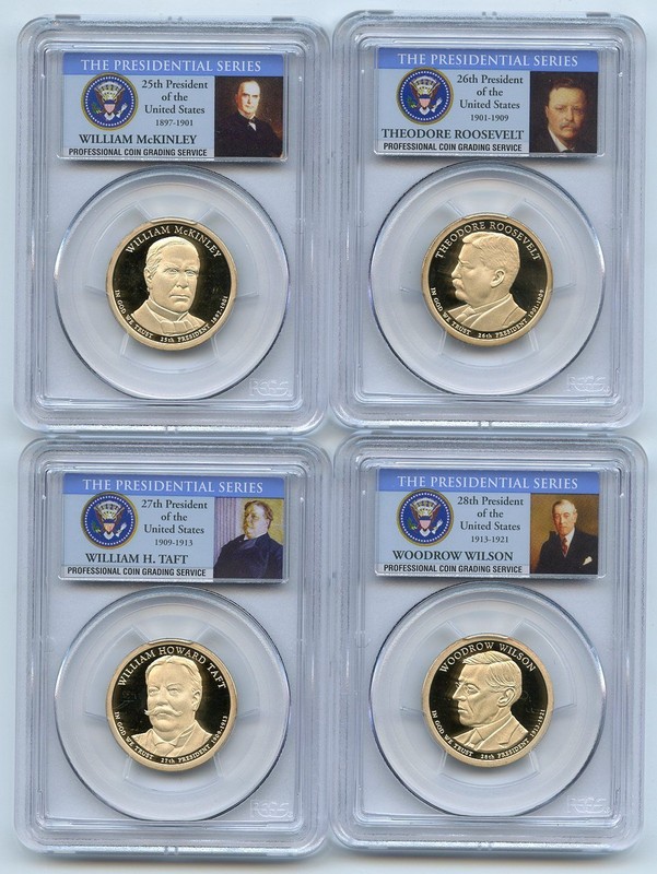 2013 S Presidential Dollar Set PCGS PR69DCAM