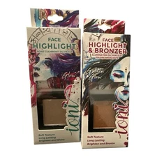 Ioni Face Libra Highlight & Bronzer Golden Glow & Aquarius Glow Face Highlights