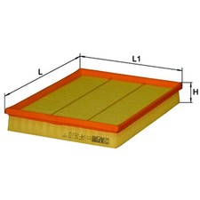 ORIGINAL® Alpha Filter Luftfilter für Opel ZAFIRA / ZAFIRA FAMILY B ASTRA G CC