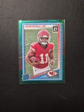 2025 Panini Donruss Optic - Rated Rookie Jalen Royals #251 Green Velocity Prizm